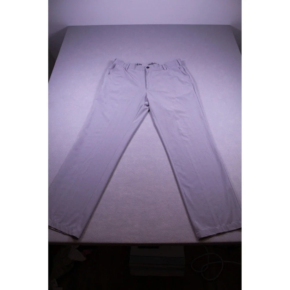 Adidas Ultimate365 Mens Golf Pants Grey Stretch Straight Leg 36x32